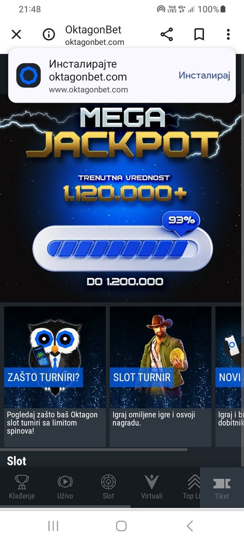 OktagonBet aplikacija download