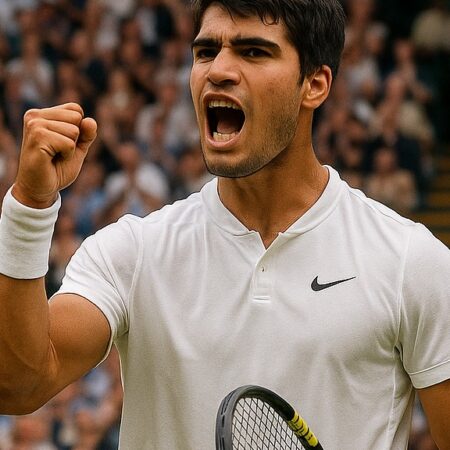 Carlos Alcaraz rutinski do polufinala Wimbledona